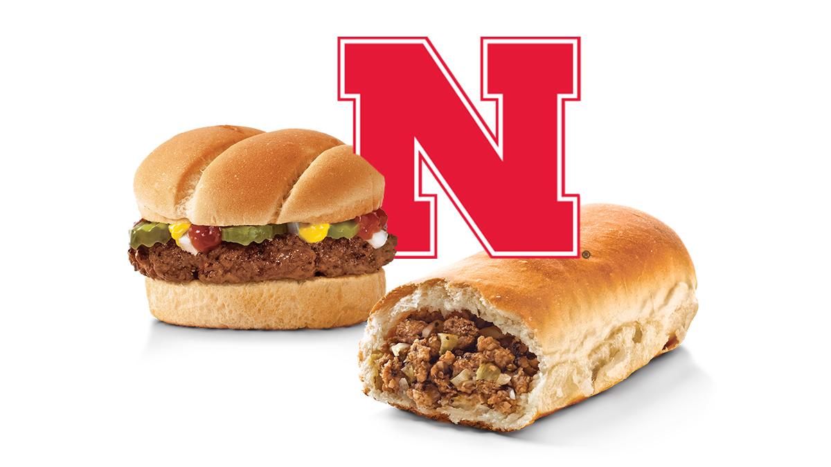 Original Runza® sandwich with 1/4 lb. Hamburger and Nebraska "N"