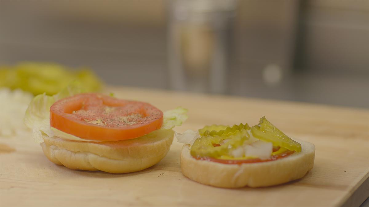 Burger assembly